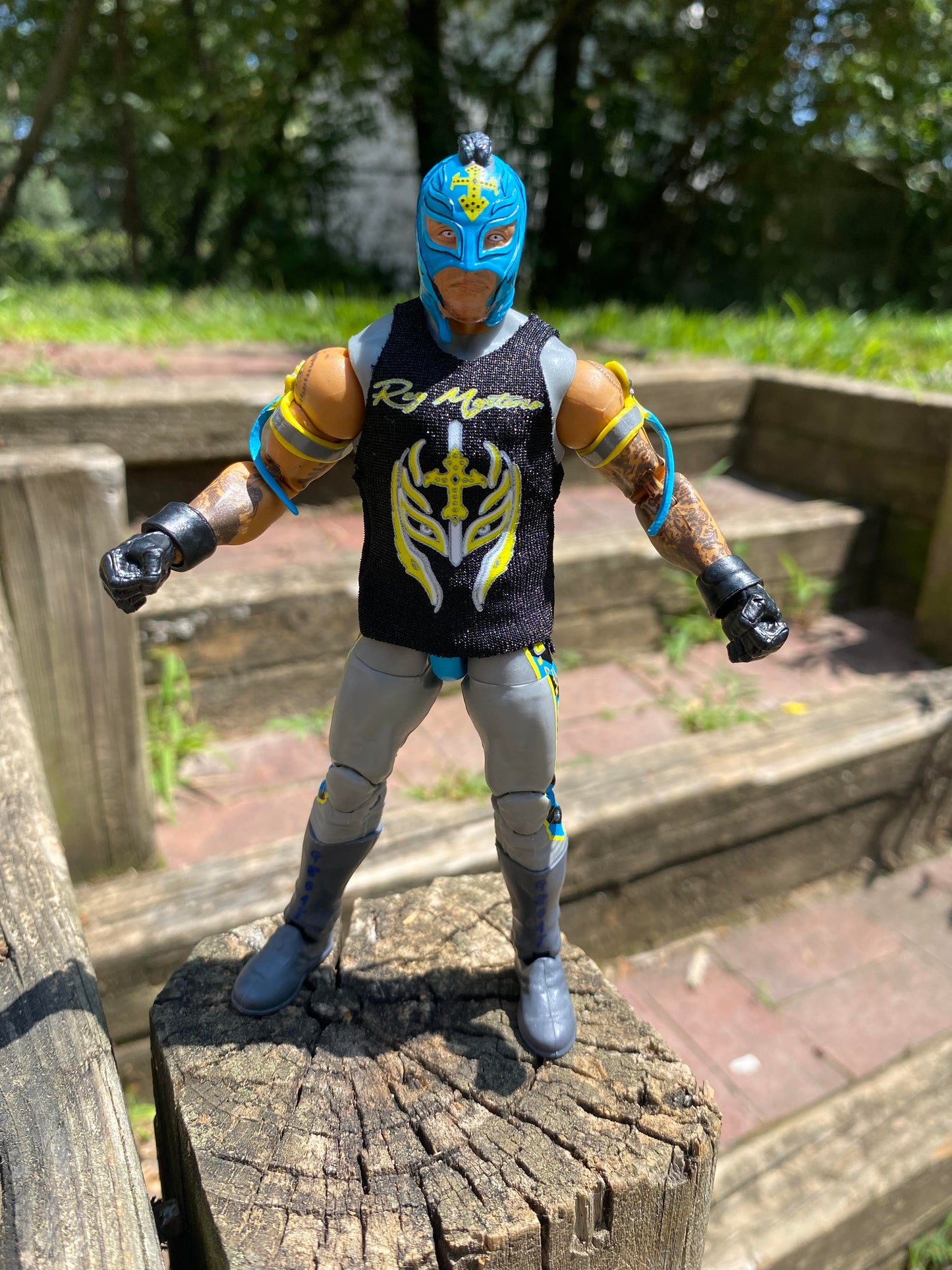 619 Luchador Mask Custom Figure Shirt
