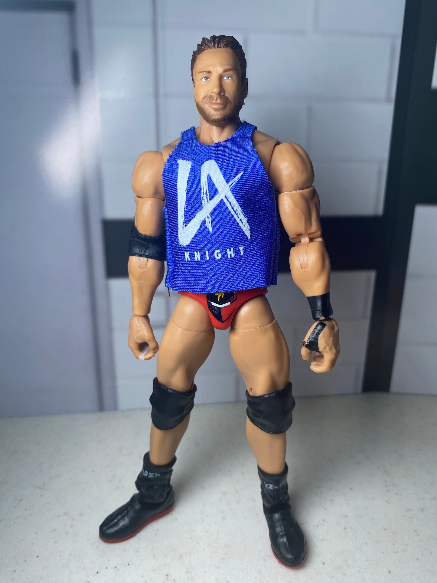 Black LA Text Custom Shirt