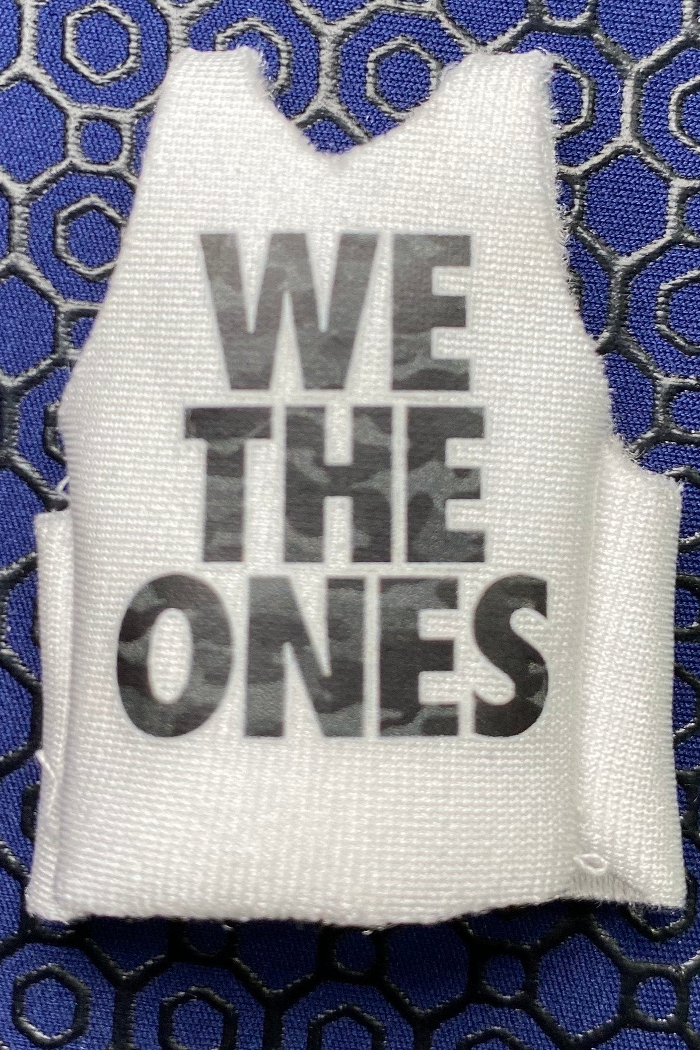 Custom We The Ones White Camo Figure Shirt