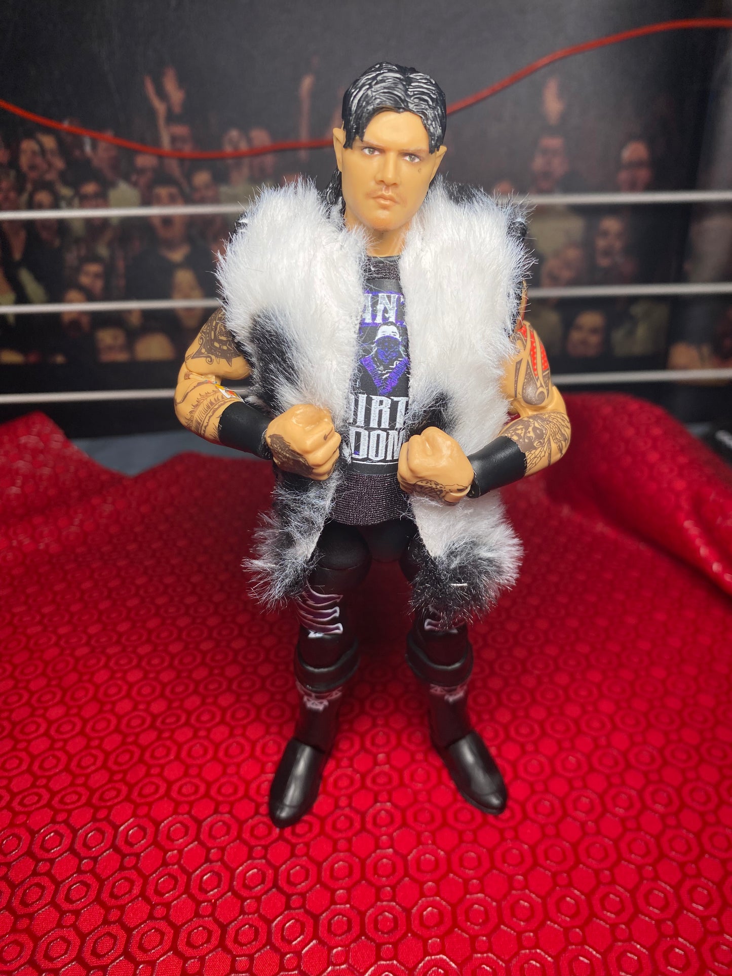 Dirty DM Convict Custom Cow Fur Vest