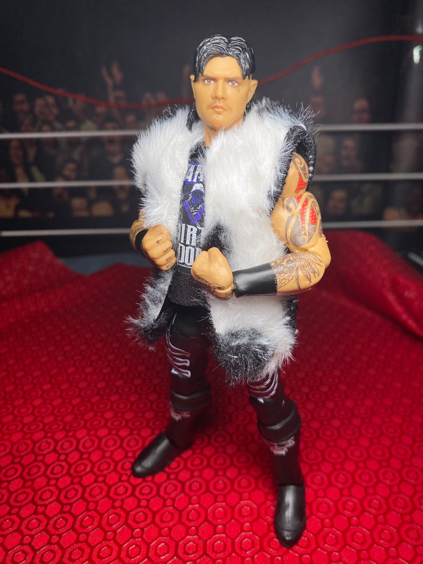 Dirty DM Convict Custom Cow Fur Vest