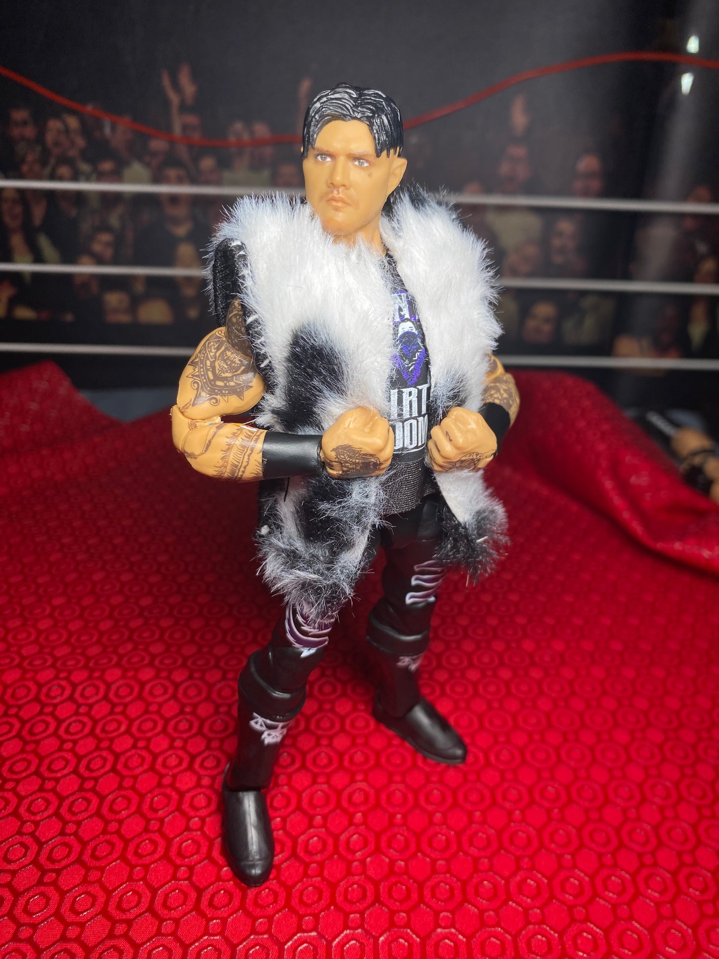 Dirty DM Convict Custom Cow Fur Vest