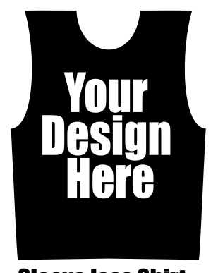 Sleeve-less Shirt (Custom Design)